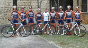 La squadra Juniores della Nippo-Vini Fantini